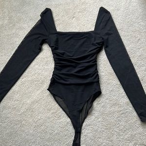 Square neck bodysuit